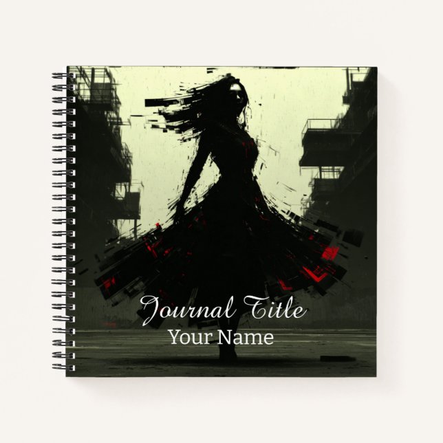 Journal de Silhouette Brisée — Nom et titre person (Devant)