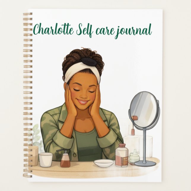 Journal de soins personnels nom personnalisé  (Devant)