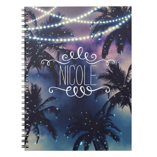 Journal de soirée de plage aux lumières du ciel no (Devant)