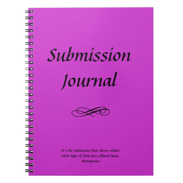 Journal de soumission (Devant)