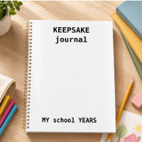 Journal de souvenirs pour enfants - Mémoire de l'a