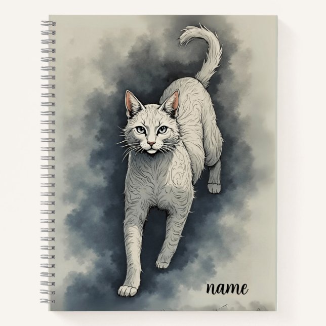 Journal de style dessin à l'encre chinoise avec ch (Devant)