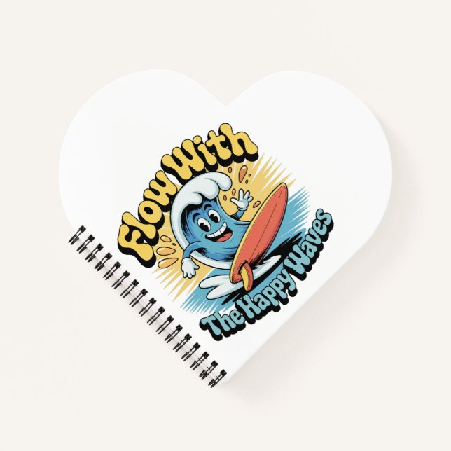 Journal de surf Flow With The Happy Waves (Devant)