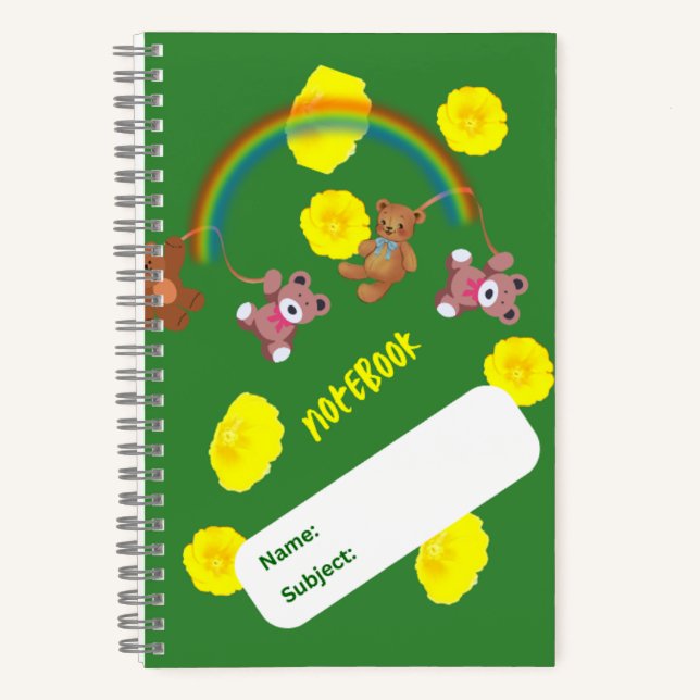 Journal de taille moyenne liée à la spirale (Recto)