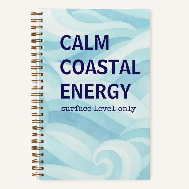 Journal de vacances côtières | Cadeau pour amateur (Recto)