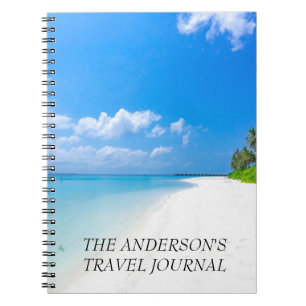 Journal de vacances de voyage personnalisé