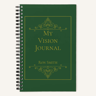 Journal de vision élégant personnalisé