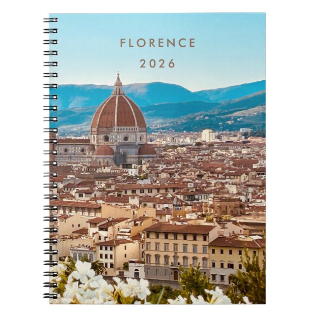 Journal de voyage à Florence Italie Cahier (Devant)