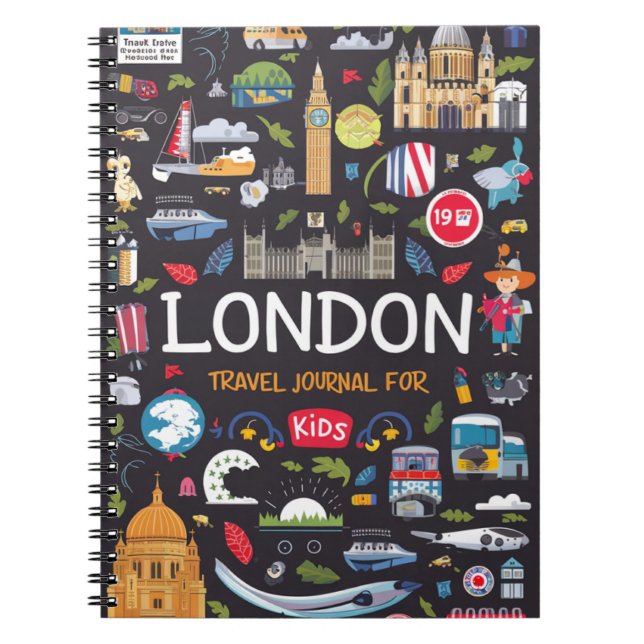 Journal de voyage à Londres pour enfants (Devant)