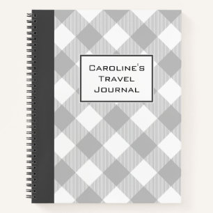 Journal de voyage de Buffalo Plaid personnalisable