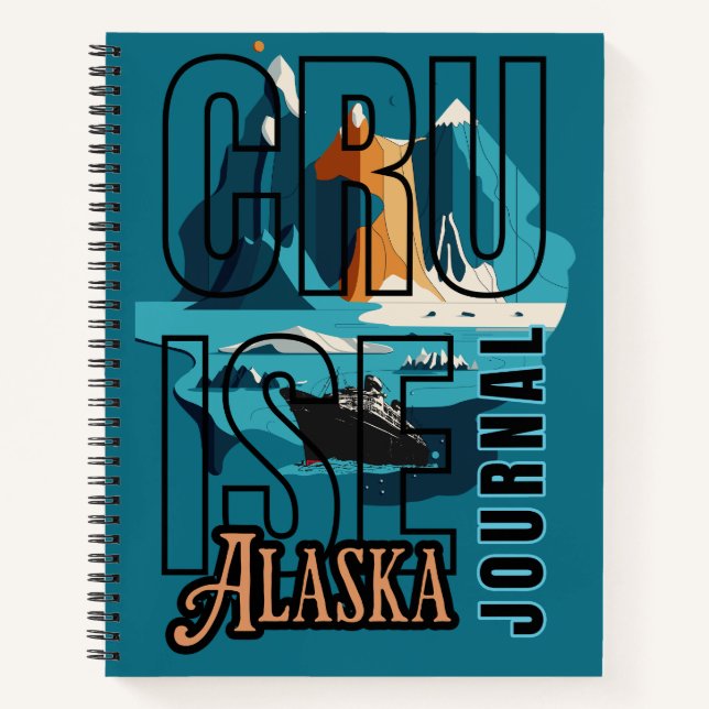 Journal de voyage en croisière Glacier d'Alaska (Devant)