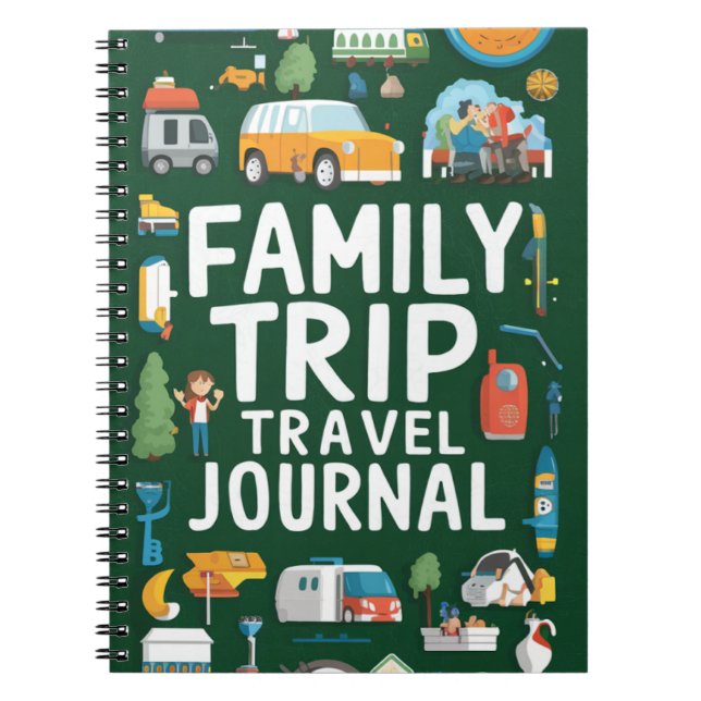 Journal de voyage en famille pour enfants (Devant)