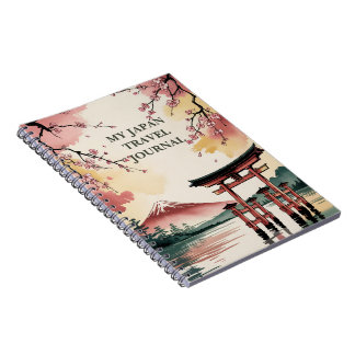 Journal de voyage personnalisé au Japon Fuji