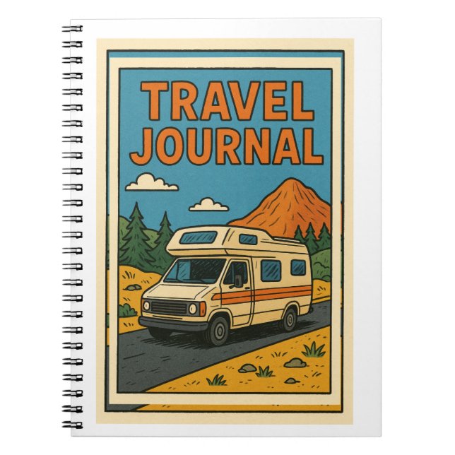 Journal de voyage : une toile vierge pour vos aven (Devant)