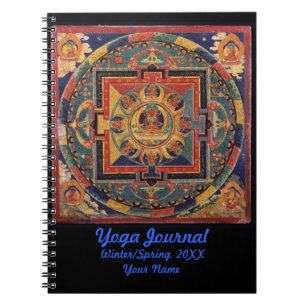 Journal de yoga de mandala de Bouddha personnalis