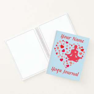 Journal de yoga personnalisé, journal ou bloc-note