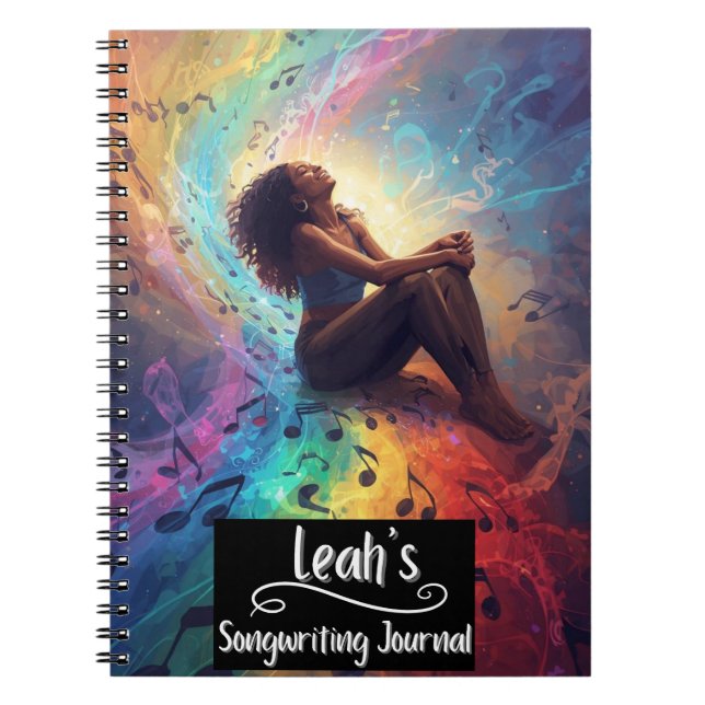 Journal d'écriture de chanson Rap Hip Hop PERSONNA (Devant)