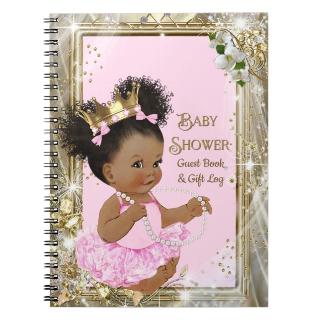 Journal des cadeaux de Princess Baby shower et liv (Devant)