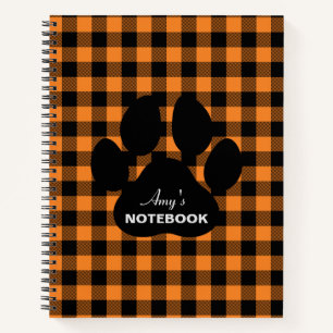 Journal des Carnets d'Empreinte de patte orange no