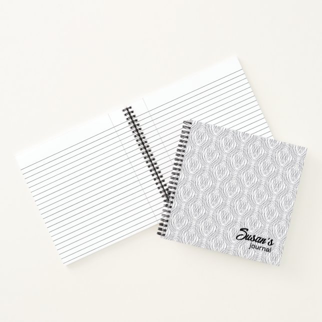 Journal des cercles noirs Abstraits (Intérieur)