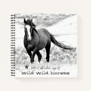 Journal des Chevaux Sauvages Journal Carnet Spiral
