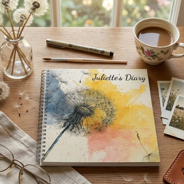 Journal des Dandelion aquarelle (Créateur téléchargé)