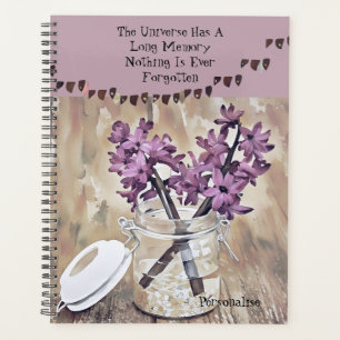 Journal des devis motivationnels Kilner Jar Floral