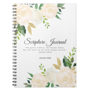 Journal des écritures personnalisées rose et Parti