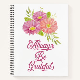 Journal des gerbera reconnaissants
