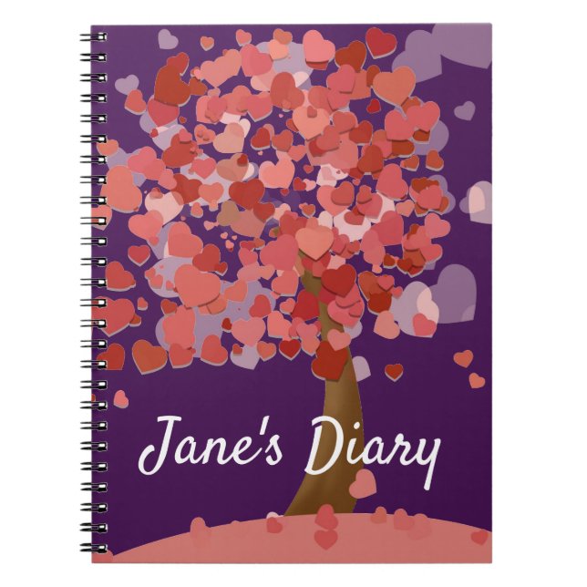 Journal des noms de l'arbre des coeurs (Devant)