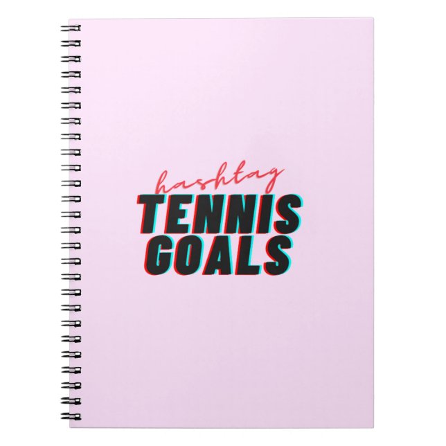 Journal des objectifs de tennis (Devant)