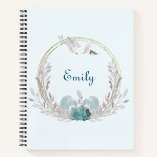 Journal des puces d'aquarelle et de sirène