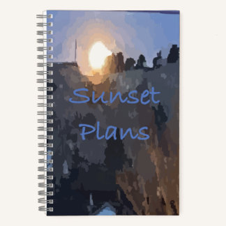 Journal des puces des plans de coucher du soleil