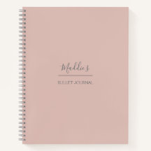 Journal des puces personnalisées | Blush | pointil
