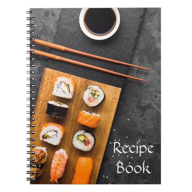 Journal des recettes de cuisine japonaise du Sushi (Devant)