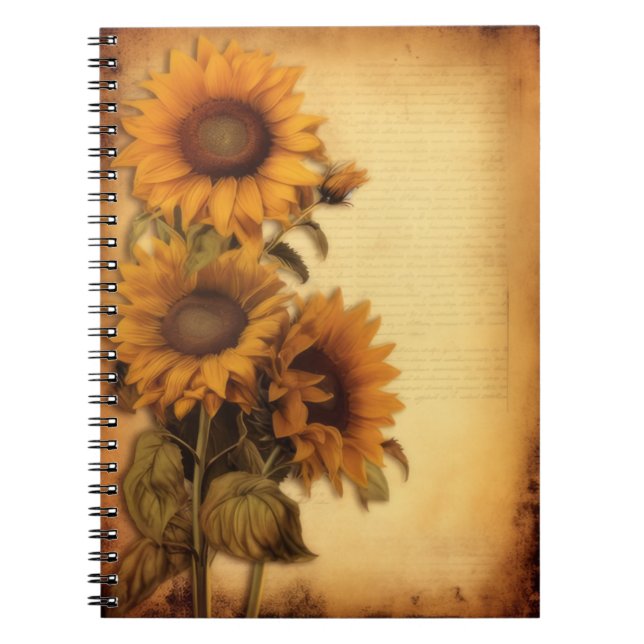 Journal des tournesols/Carnet des tournesols (Devant)