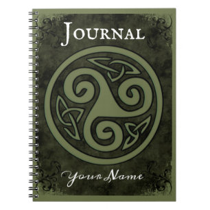 Journal du Carnet Celtic Triskele ou Triskelion