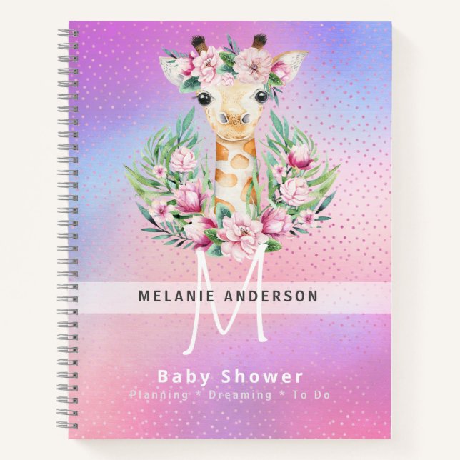 Journal du Carnet du planificateur de Baby shower  (Devant)