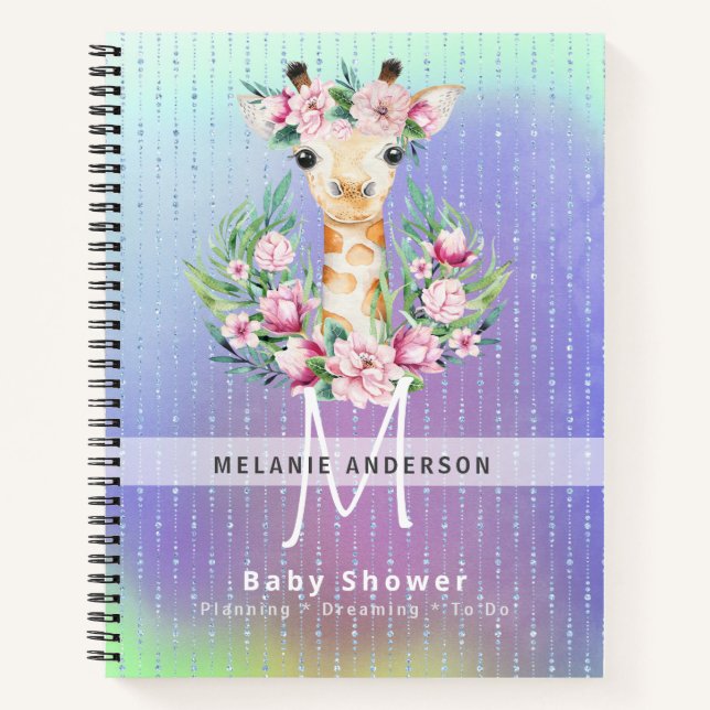 Journal du Carnet du planificateur de Baby shower  (Devant)