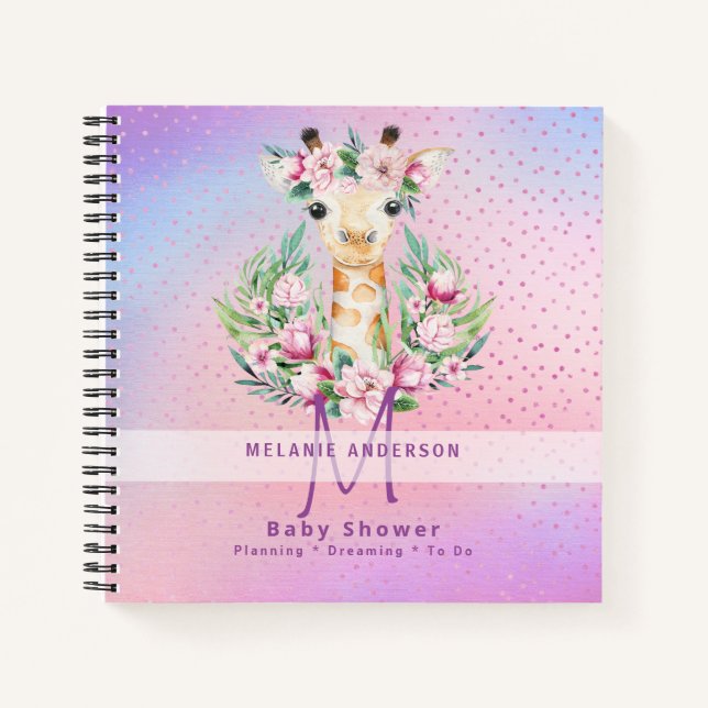 Journal du Carnet du planificateur de Baby shower  (Devant)