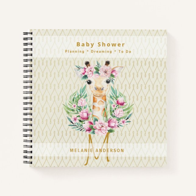 Journal du Carnet du planificateur de Baby shower  (Devant)