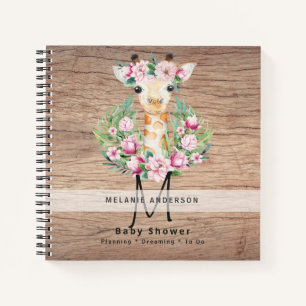 Journal du Carnet du planificateur de Baby shower