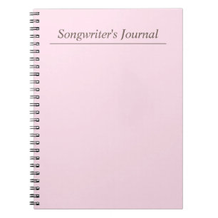 Journal du scénariste Pastel personnalisable