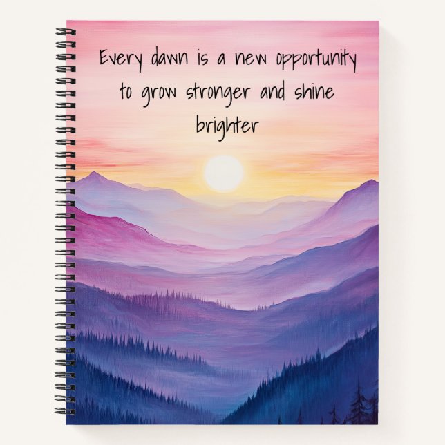 Journal Empowering Sunrise (Devant)