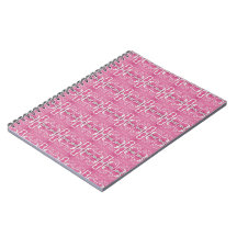 Journal en impression sur bloc magenta abstrait sc