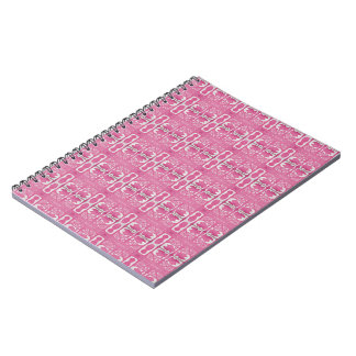 Journal en impression sur bloc magenta abstrait sc