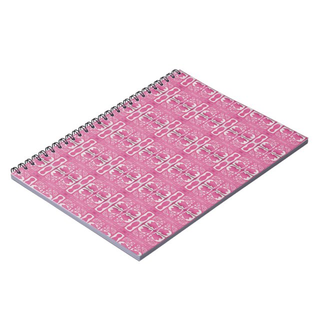 Journal en impression sur bloc magenta abstrait sc (Côté gauche)