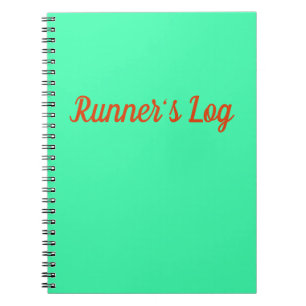 Journal en spirale bleu de carnet courant du