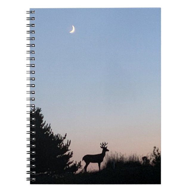 Journal en spirale de lever de la lune (Devant)