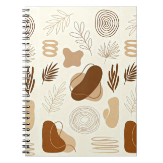 Journal esthétique abstrait Boho